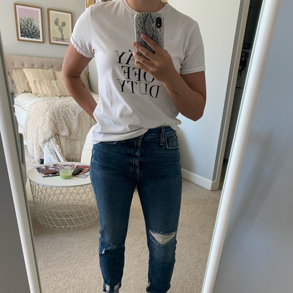 “All Day Off Duty” Graphic Tee - Picture 1 of 2